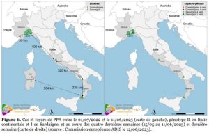 carte évolution ppa Italie